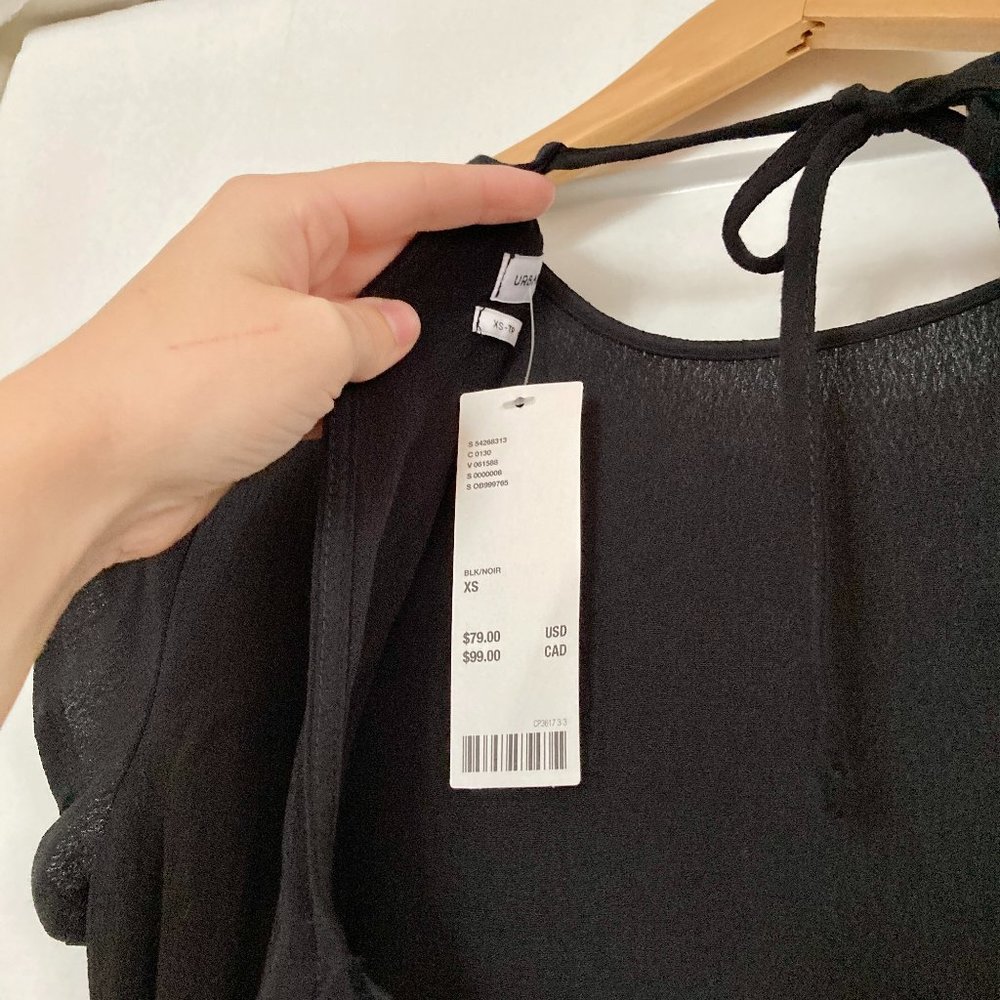 NWT Urban Outfitters tie-back maxi dress XS